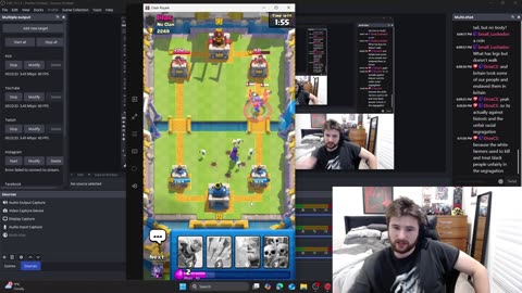 Live! Playing Clash of Clans
