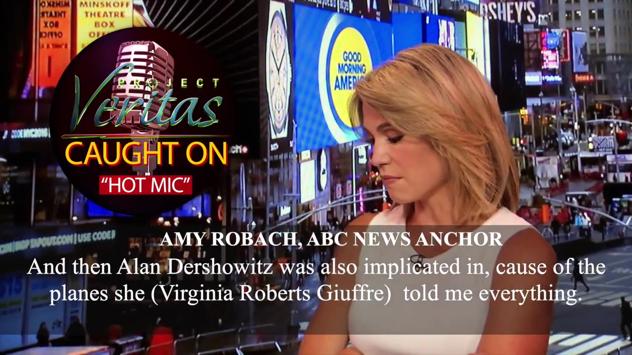 2020 Hot Mic: Amy Roebach said she had everything on Epstein but ABC canned her story 🚮