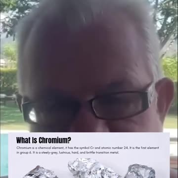 Every single jab-regardless of brand-contains over 50 foreign elements, including 100% chromium.