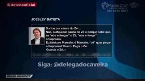 "Se nós entregar o Zé, nós entrega o Supremo". - Joesley Batista, 2017