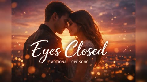 Eyes Closed – Emotional Pop Love Song | Cinematic Romantic Vibes