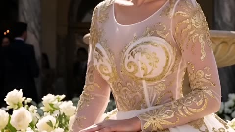 Is This the Prettiest Dress Ever? #glamgoals #bridestyle #fashiontrend #luxuryvibes #dressinspo