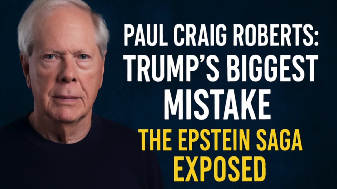 P1 🕸️Paul Craig Roberts: The Truth About Trump, Epstein & the Hidden Power Network