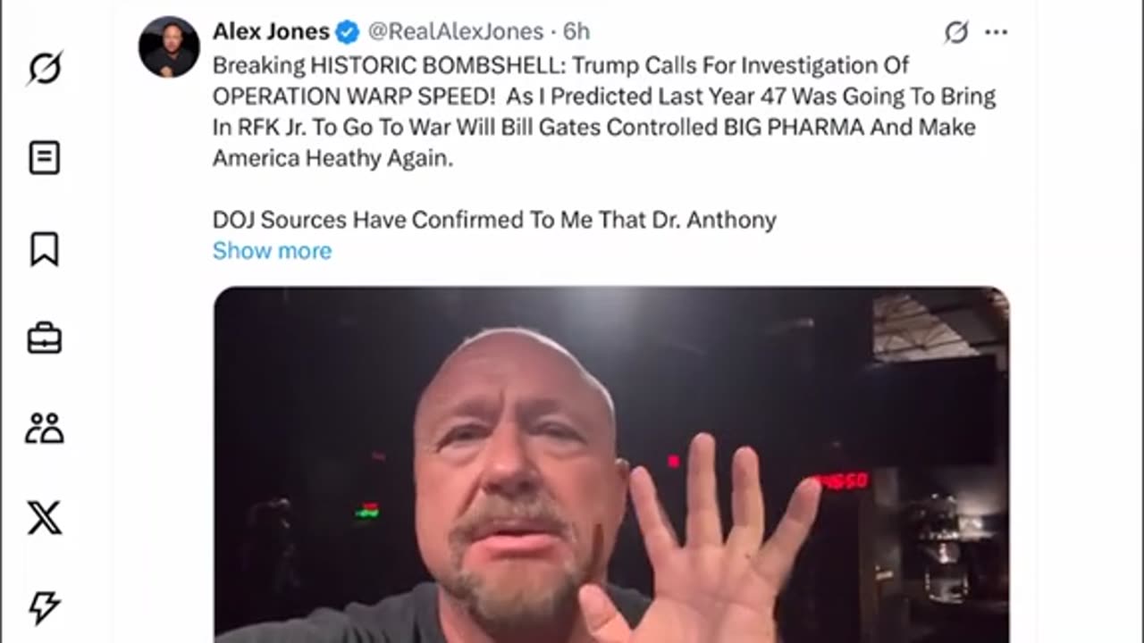 AJ - Big Pharma now on the chopping block ..