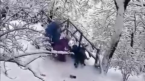 This Mountain Trail Turned Into a Death Slide! 😨🏔️