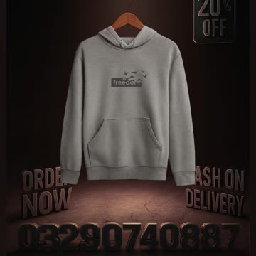 Freedom Hoodie - Express Your Liberty | Premium Quality | Free Shipping + COD Pakistan