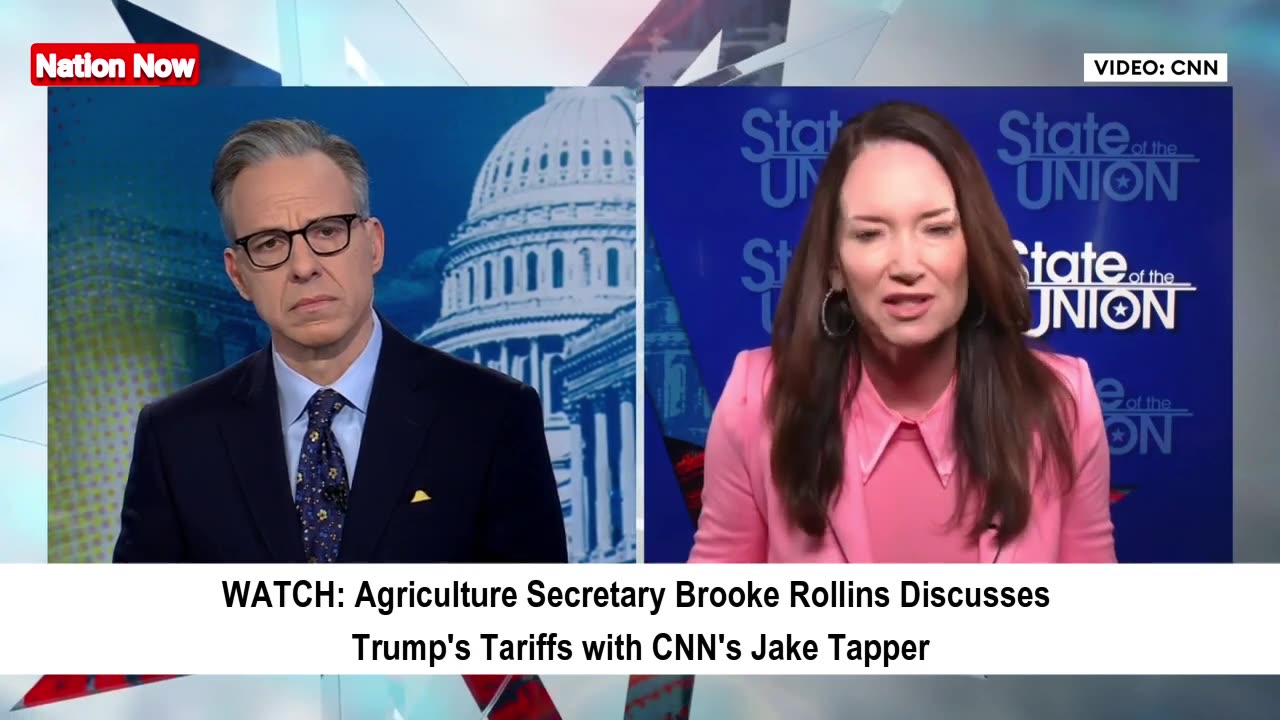 Agriculture Sec. Brooke Rollins Talks Trump's Tariffs with Jake Tapper