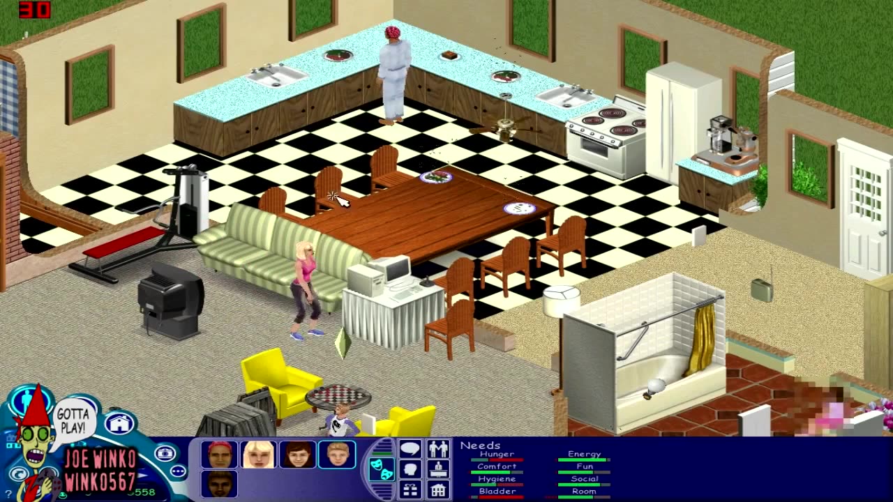 Sims 1 Gameplay Series 1x32 Joe Winko