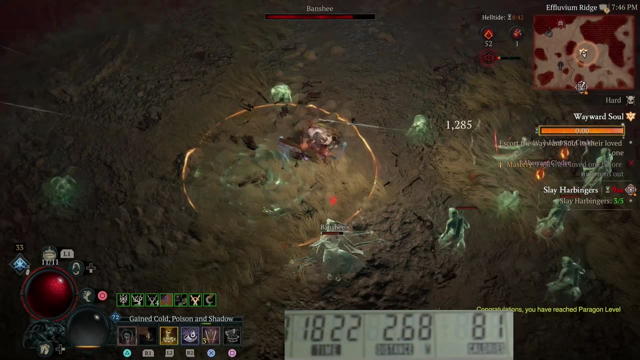 Playing Diablo 4 while riding exercise bike