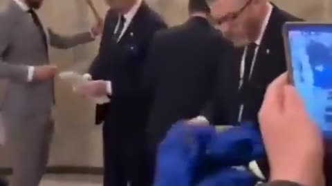 Polish Presidential Candidate Tears EU Flag, Wipes Feet on It — Russian Spy? 😂
