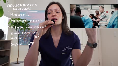 Doctor reacts to The Pitt (shoulder dystocia - obgyn resident)