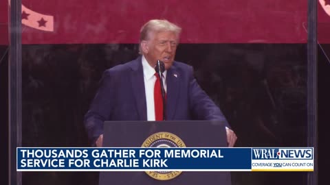 Charlie Kirk's memorial draws high profile supporters