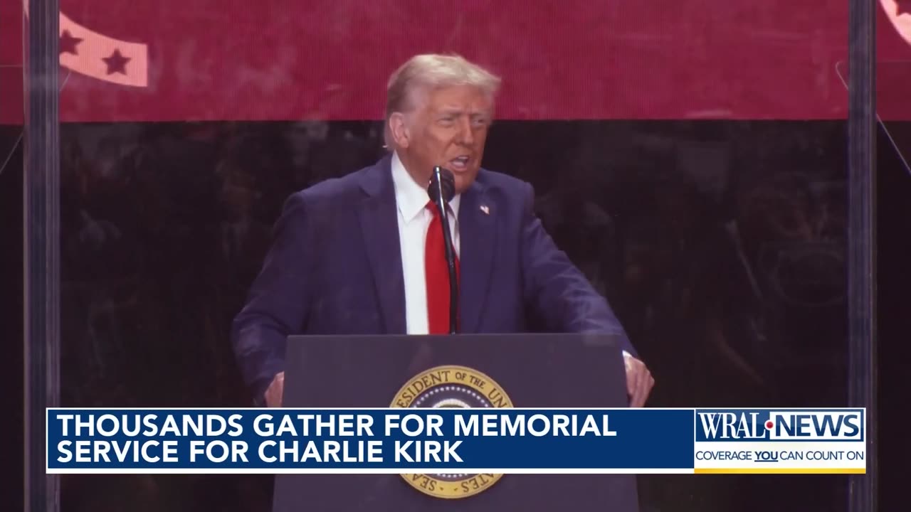 Charlie Kirk's memorial draws high profile supporters
