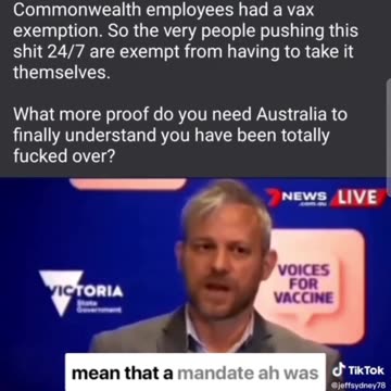 So... they made everyone get it. Except themselves.