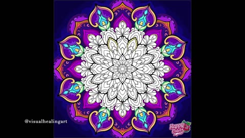 Relax, Recharge, Reflect with the Happy Color app. October 2025