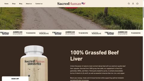 Experience The SacredHuman Health Difference With All Natural Supplements