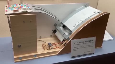 This model shows how earthquakes happen.