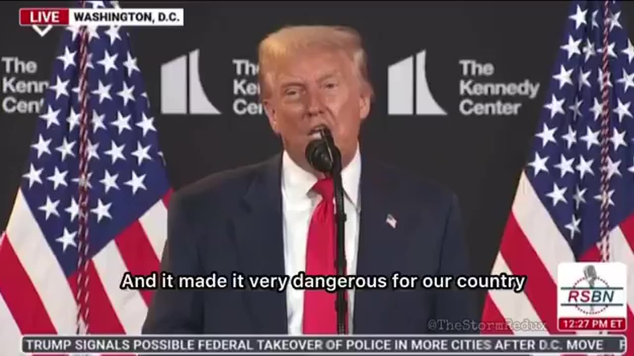 “I hope something is going to done about it”-POTUS says while looking directly at AG Pam Bondi