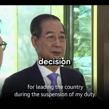 🇰🇷 Han Duck-soo Reinstated as Acting President