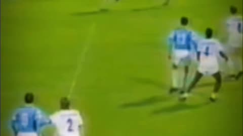 Enzo Francescoli Amazing Goal Auxerre 0-2 Olympique Marseille Ligue 1 1989-90
