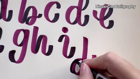 How to Easily Write Ribbon Lettering for Beginners | A Step by Step A to Z Tutorial