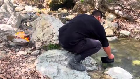 T-Bone Steak in Nature | Ultimate Outdoor Cooking Experience