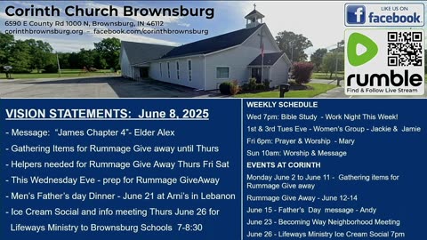 Corinth 6-8-2025: James Chapter 4