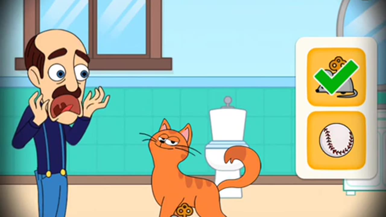 🏡 Homescapes Mini-Game Madness #15 🤯🧩: Austin’s Bathroom Chaos! 🐱💦💡