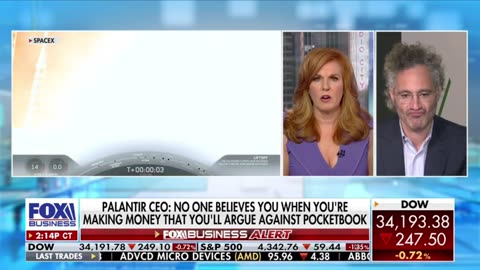 Oddly satisfying: Palantir CEO schooling Fox News: 'Yeah, we work with MUSK, he delivers!'