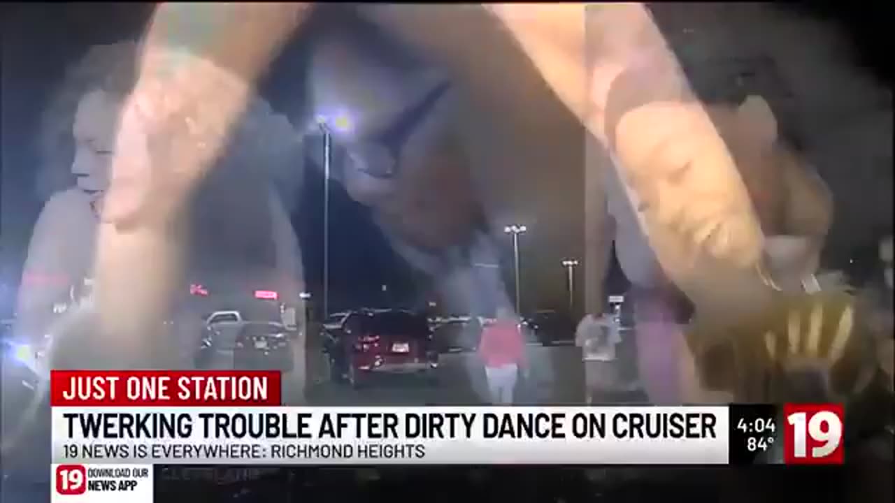 Women twerking on cop car identified via AI
