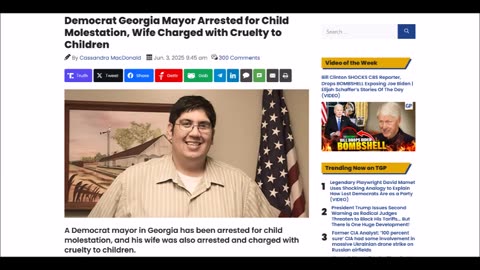 Democrat Georgia Mayor Arrested for Child Molestation