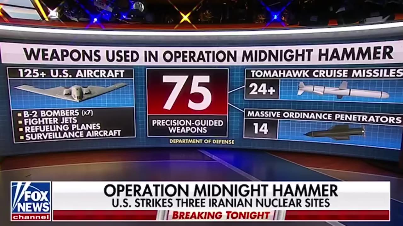 Operation Midnight Hammer involved more than 125 aircraft including B-2 bombers