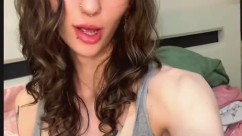 A goth beautiful tgirl