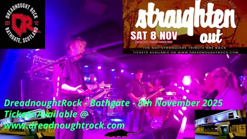 Straighten Out - DreadnoughtRock - Bathgate - 8th November 2025 - Advert