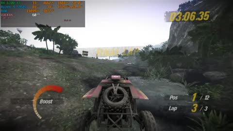Motorstorm Pacific Rift - Beach Bomber - RPCS3 - 60 FPS - Ryzen 9 5950x + OBS x264 -No Commentary