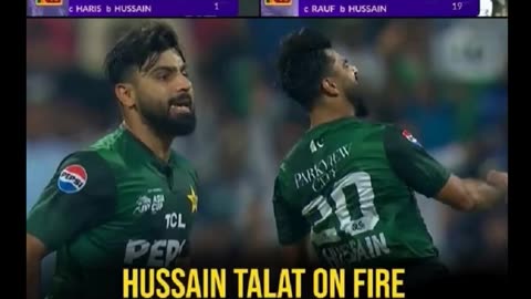 Pakistan beat Sri Lanka by 5 wkts in the super match match of Asia cup 25.Hussain Talat potm