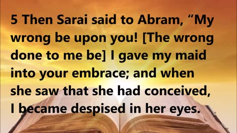 Sarai’s anger towards Hagar