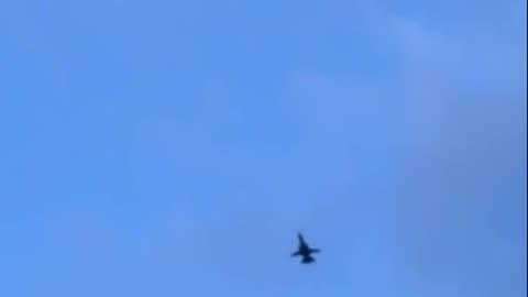 Ukrainian Su24 Fighter-Bomber Returning from Combat Operations
