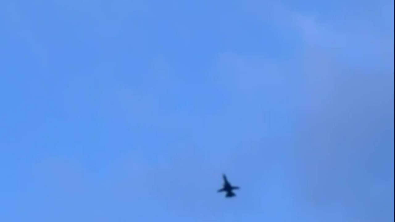 Ukrainian Su24 Fighter-Bomber Returning from Combat Operations