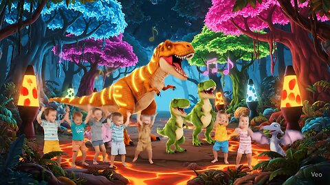Dino dance party