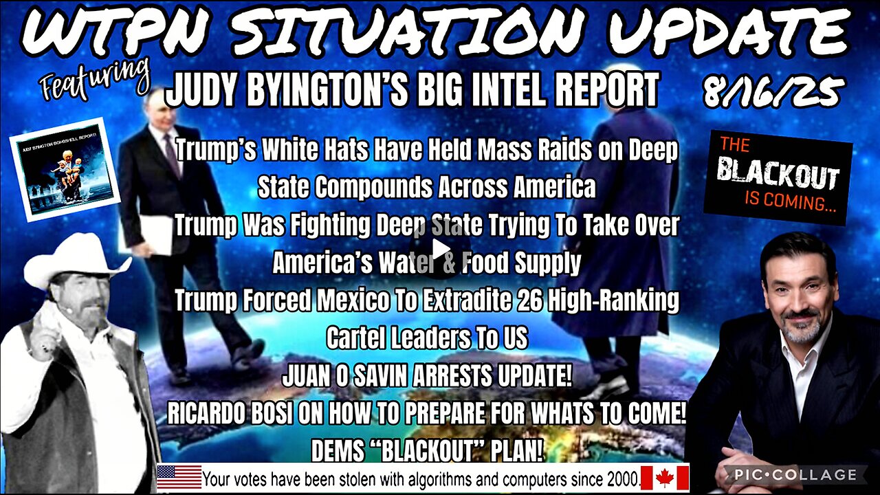 WTPN SITUATION UPDATE FEATURING RESTORED REPUBLIC 8/16/25