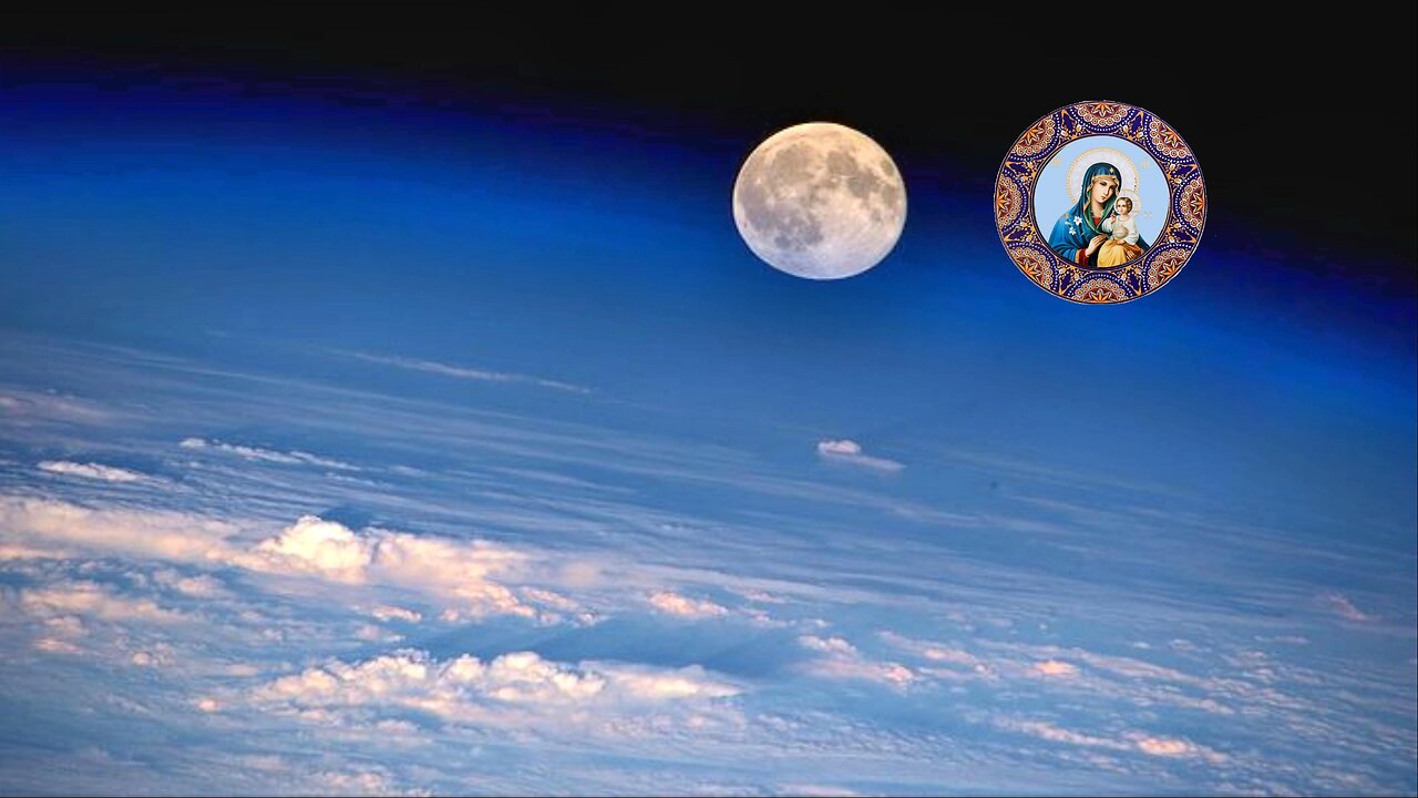 On Saturday, August 9th. 2025, I Was Lucky to See an Apparition of Virgin Mary on the Full Moon