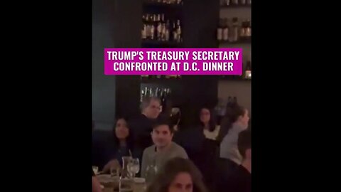 NASTY ACTIVISTS VERBALLY ATTACK SEC BESSENT SAYING HE CAUSED 600,000 DEATHS A YEAR!