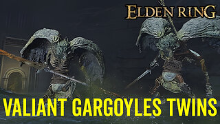 Valiant Gargoyles Twins - Elden Ring Boss Fight