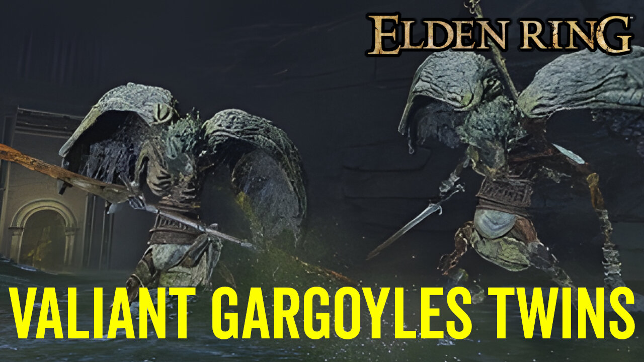Valiant Gargoyles Twins - Elden Ring Boss Fight
