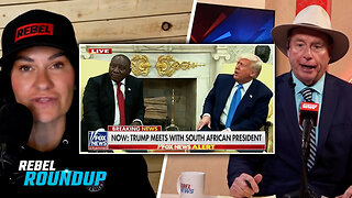 Trump shows video of ‘genocidal’ anti-white rhetoric during South African president’s visit