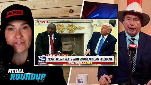 Trump shows video of ‘genocidal’ anti-white rhetoric during South African president’s visit