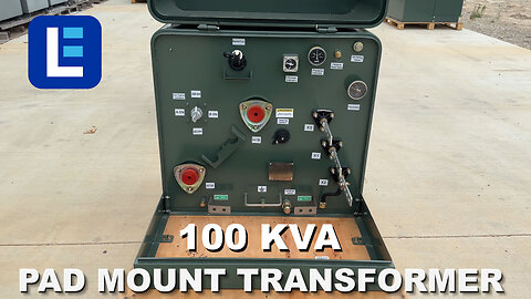 Clark County 100 KVA Pad Mount Transformer - 12470Y/7200 Grounded Wye Primary, 240/120V Secondary
