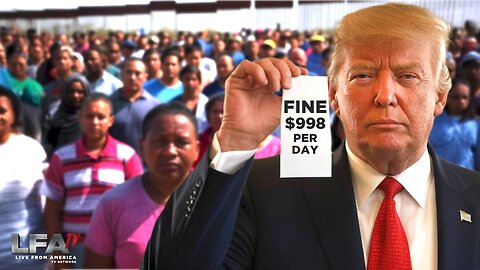 TRUMP WANTS TO FINE ILLEGALS $998 PER DAY!