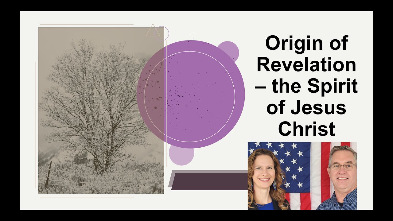 Origin of Revelation (The Spirit of Christ) Prophetic Word - Tiffany Root & Kirk VandeGuchte